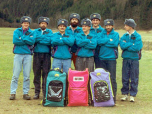 1993 - Mit Fliegerpulli und Russenkappen in Althofen bei Katsch/Mur