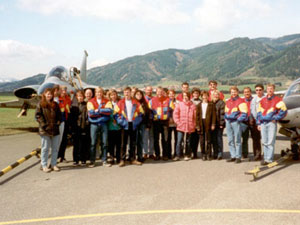 2000 - 10-Jahre-Jubiläumsausflug - Militärflugplatz Zeltweg